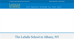 Desktop Screenshot of lasalle-school.org