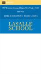 Mobile Screenshot of lasalle-school.org